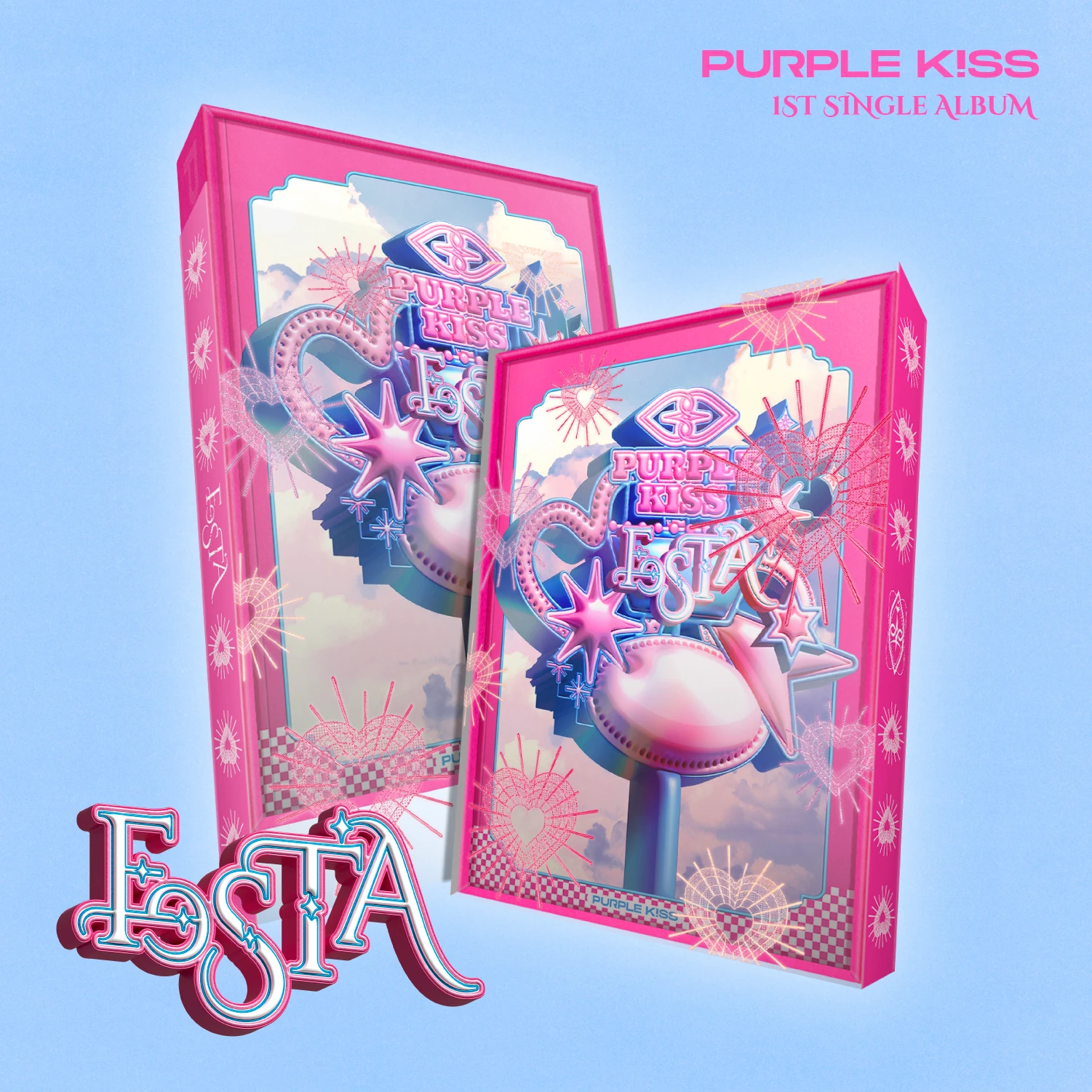 PURPLE KISS The 1st Single Album [FESTA] (POCAALBUM) | Makestar